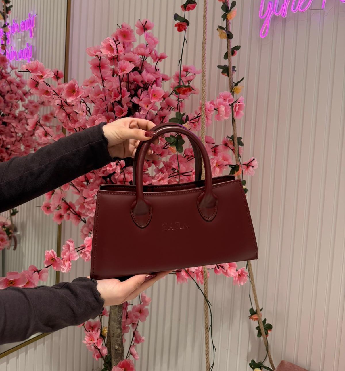 Bordo Kadın Çantası