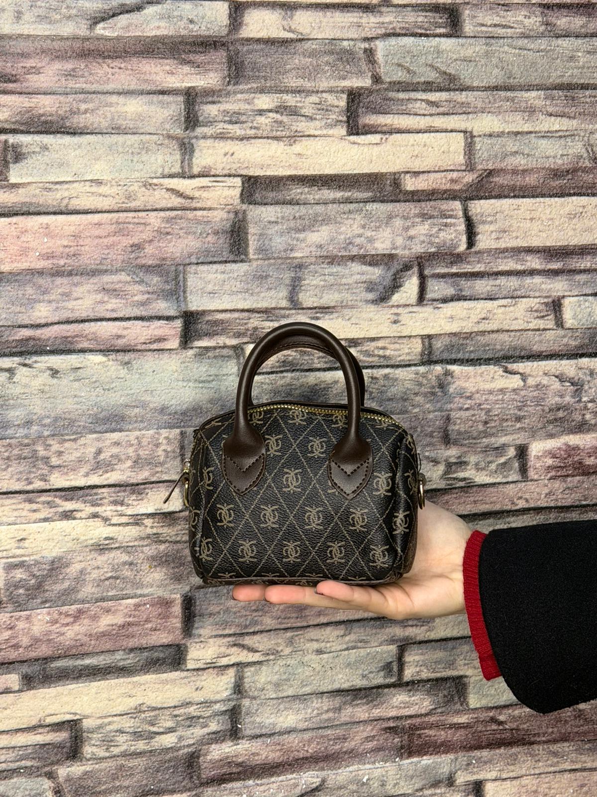 Monogram Siyah Mini Çanta (Ürün No:86)