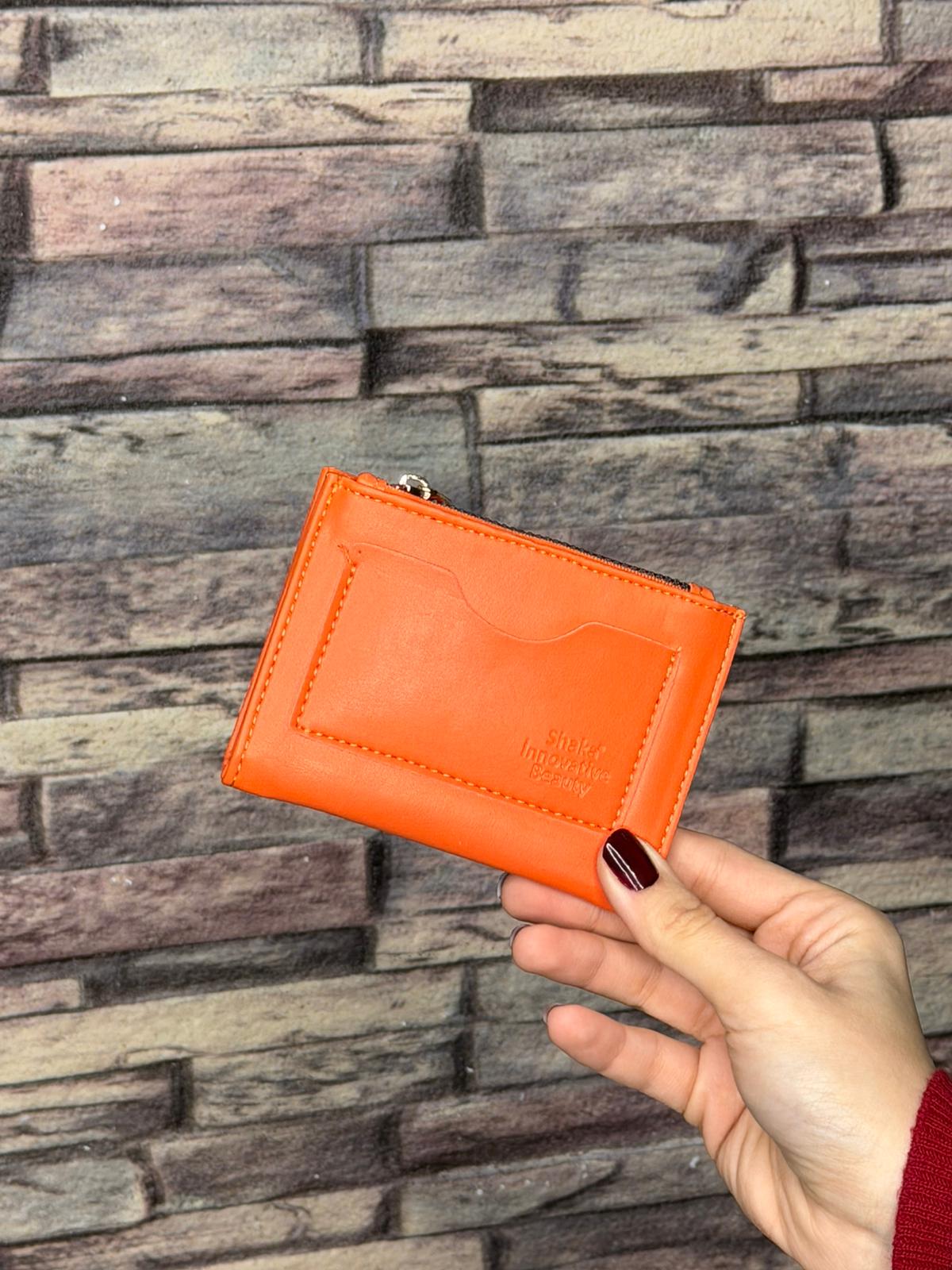 Turuncu Kadın Çıtçıtlı Kartlık