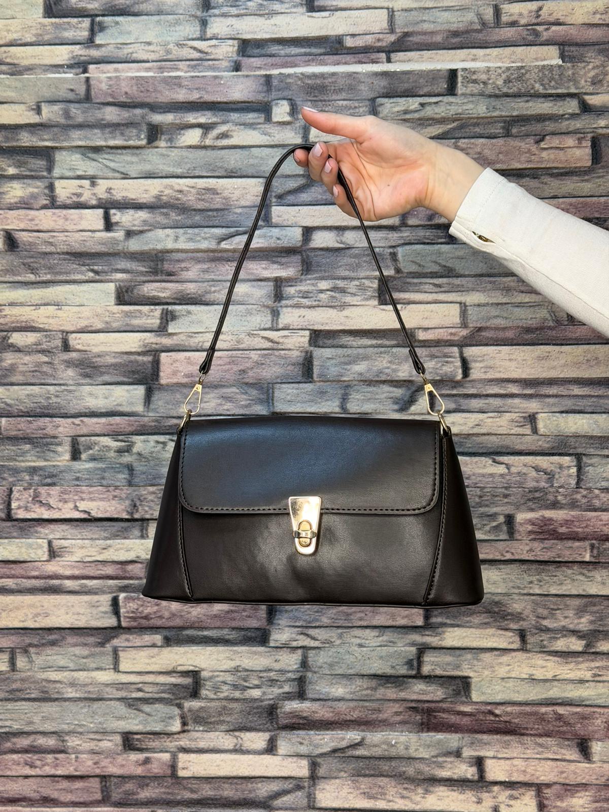 Acı Kahve Geniş Baget Çanta (Ürün No:137)