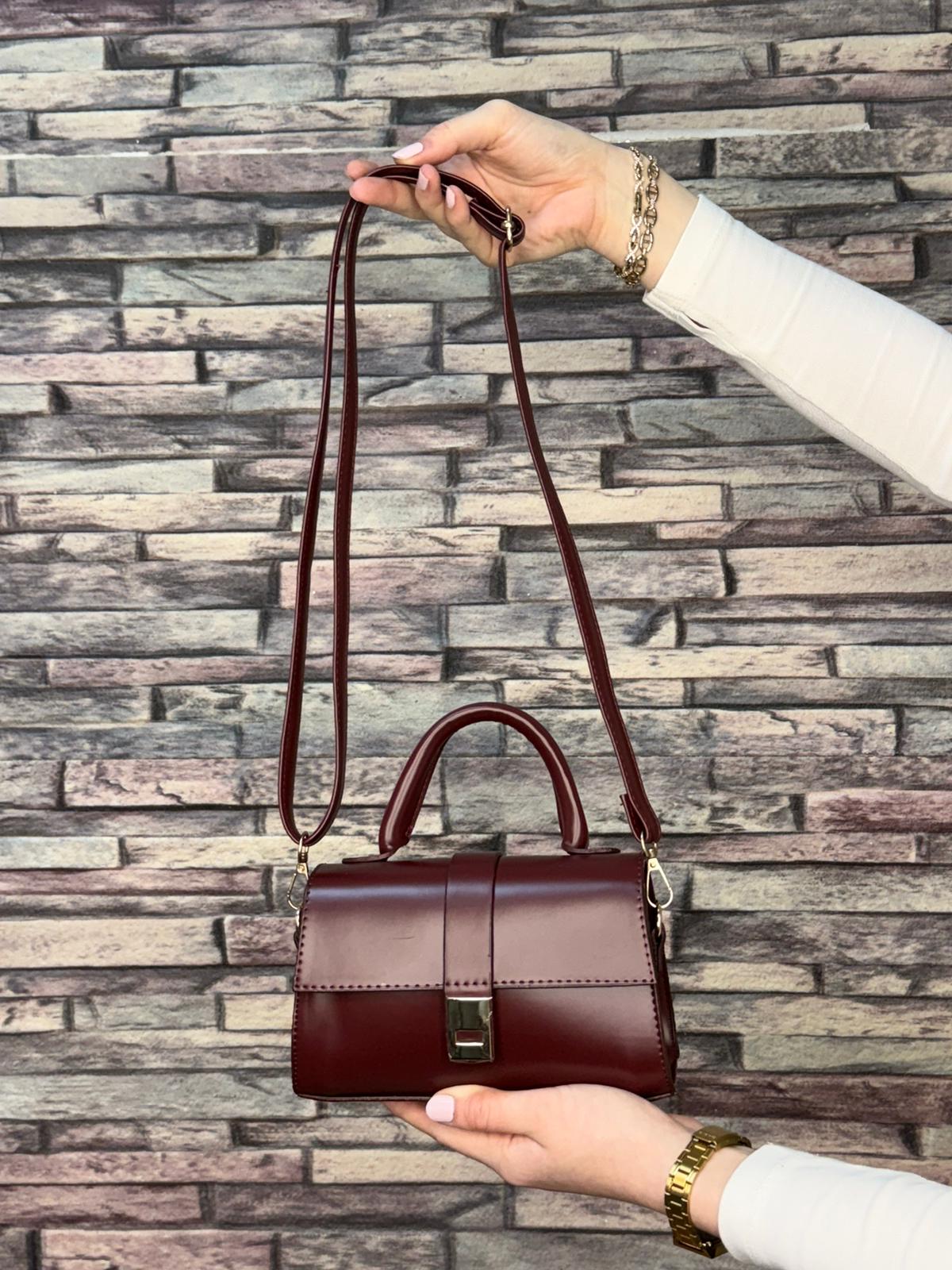 Bordo Baget Çanta (Ürün No:142)